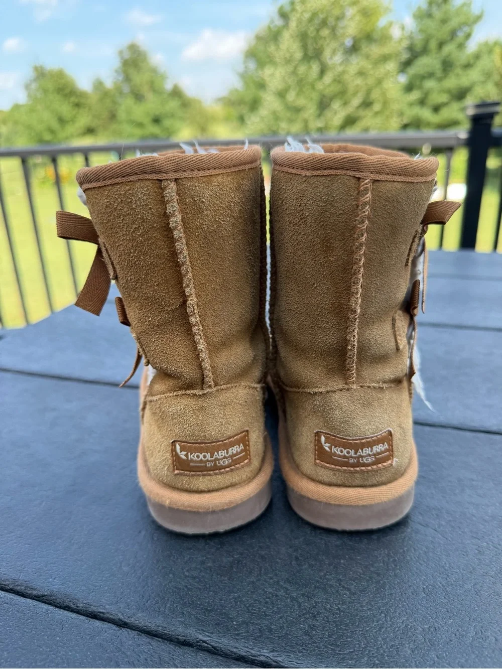 Koolaburra by UGG Kids Victoria Short Boots | Chestnut | Size 13 Toddler